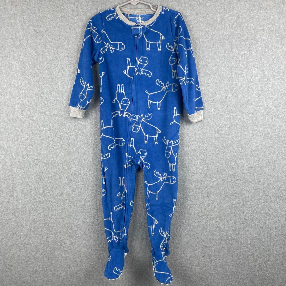 Carter's Fleece Footed Pj Size 3T